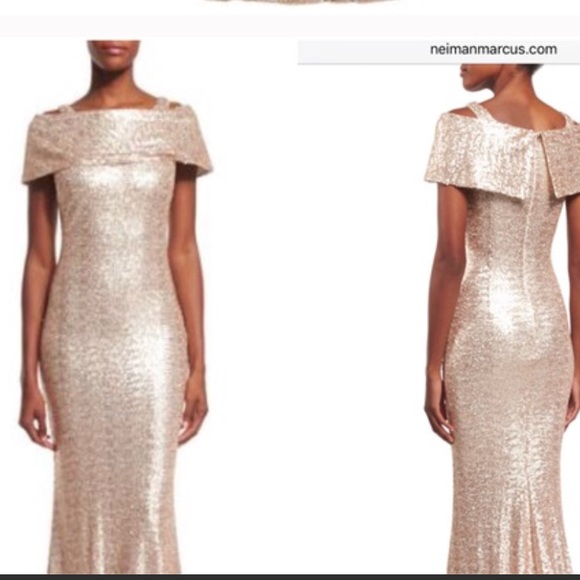 NEW Badgley Mischka Off the Shoulder - Picture 2 of 4